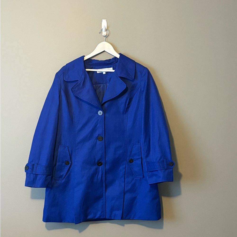 Cleo Royal Blue Trench Coat